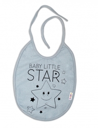 Bryndák dětský s fólií - LITTLE STAR šedý - střední zavazovací