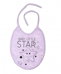 Bryndák dětský s fólií - LITTLE STAR fialový - střední zavazovací 
