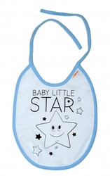Bryndák dětský s fólií - LITTLE STAR modrý - střední zavazovací  