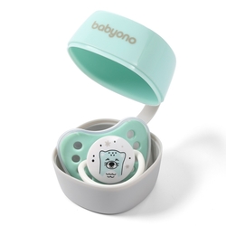 BabyOno Pouzdro na dudlík Natural Nursing - mátové