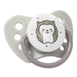 Anatomický dudlík BabyOno Natural Nursing, 6 - 18 m - šedý