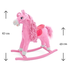 Houpací koník s melodií Milly Mally Princess pink