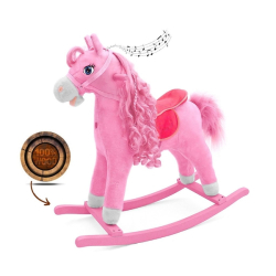 Houpací koník s melodií Milly Mally Princess pink