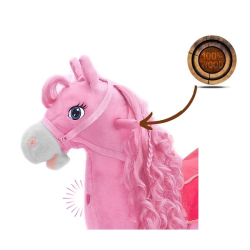 Houpací koník s melodií Milly Mally Princess pink