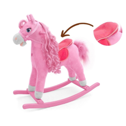 Houpací koník s melodií Milly Mally Princess pink