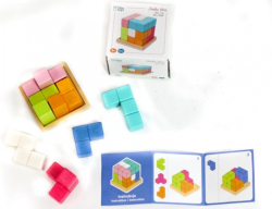 Adam Toys Dřevěná kostka TETRIS