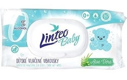 Ubrousky vlhčené - LINTEO BABY s Aloe Vera 