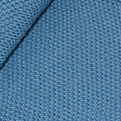 Baby Nellys Luxusní bavlněná deka, dečka BASIC, 80x90cm - navy