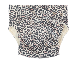 Mamatti Látková plenka EKO sada - kalhotky + 2 x plenka, Gepardík, vel. 3 - 8 kg