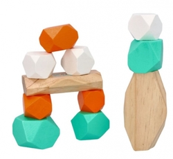 Adam Toys Dřevěná balanční hra - Kameny