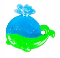 Kousátko vodní chladící - VELRYBA modro-zelené - SmilyPlay