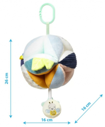 BabyOno Závěsná edukační hračka do kočárku, Woodland