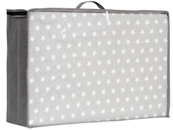 Baby Nellys Turistická matrace 120 x 60 cm, Zvířátka na louce -  bílá se vzorem