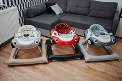 4 BABY Chodítko Cars  - červené