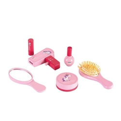 Eco Toys 6-dílná dřevěná kosmetická sada s taškou