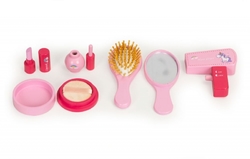 Eco Toys 6-dílná dřevěná kosmetická sada s taškou