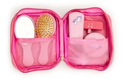 Eco Toys 6-dílná dřevěná kosmetická sada s taškou