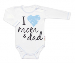5-ti dílná soupravička do porodnice I love mom & dad, kluk, Baby Nellys