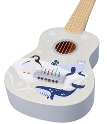 Adam Toys Dřevěná kytara arktická zvířátka