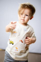 Tulimi Barevná, veselá nažehlovačka Teddy - velký arch