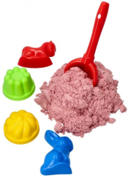 Adam Toys Kinetický písek - pudrový - 2kg + mix formiček zdarma