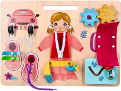 Montesori vzdělávací závěsná, naučná tabule - Anička, Adam Toys