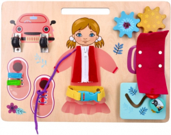 Montesori vzdělávací závěsná, naučná tabule - Anička, Adam Toys