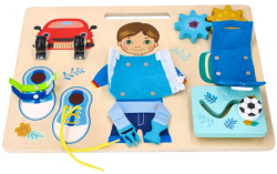 Montesori vzdělávací závěsná, naučná tabule - Adámek, Adam Toys