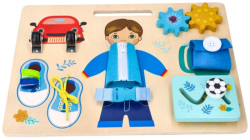 Montesori vzdělávací závěsná, naučná tabule - Adámek, Adam Toys