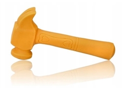 Gumové měkké nářadí Hencz Toys, pastelové - 3 ks
