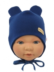Čepička na zavazování, bavlna, Little Teddy, Baby Nellys, granátová