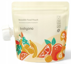 Opakovaně použitelné sáčky k uskladnění potravy BabyOno , 150 ml - 5 ks