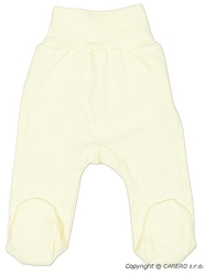 Polodupačky kojenecké bavlna - NEW BABY smetanové - vel.50 