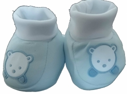 Capáčky kojenecké bavlna - MÉĎA modré 