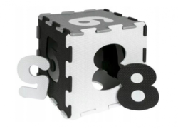 Dětské pěnové puzzle, podložka na zem, Číslice, Smily Play, 9 ks