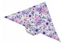 Dětský bavlněný šátek s kšiltem na zavazování, Premium Baby Nellys, růže retro