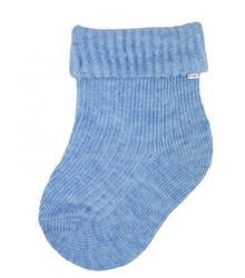 Kojenecké ponožky, Baby Nellys, sv. modré, vel. 6-9 m