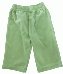 Kalhoty kojenecké samet - JEDNOBAREVNÉ zelené 