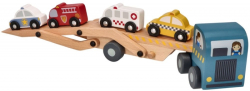 Přepravní transportér se 4 autíčky Adam Toys
