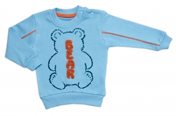 Tepláková souprava Bear 2D, bavlna, modrá
