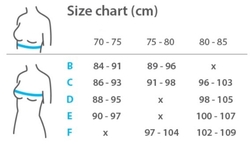 Kojící podprsenka s krajkou BabyOno, černá, E80-85 cm