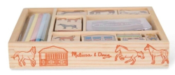 Dřevěná razítka v krabici Melissa&amp;Doug - Horses