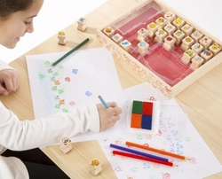 Dřevěná razítka v krabici Melissa&amp;Doug -  Top Series