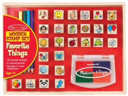 Dřevěná razítka v krabici Melissa&amp;Doug -  Top Series