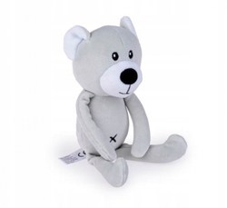 Dětská plyšová hračka/mazlíček Medvídek, 19cm, světle šedý
