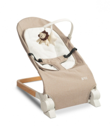 Kojenecké lehátko, ergonomické Pine - béžové/hnědé