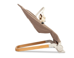 Kojenecké lehátko, ergonomické Pine - béžové/hnědé