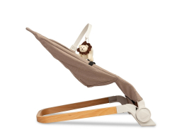 Kojenecké lehátko, ergonomické Pine - béžové/hnědé
