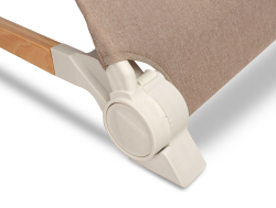 Kojenecké lehátko, ergonomické Pine - béžové/hnědé