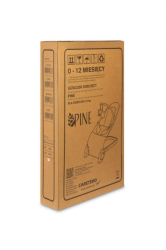 Kojenecké lehátko, ergonomické Pine - béžové/hnědé